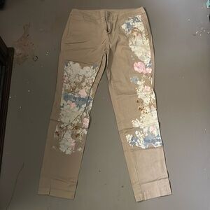 women’s soho khaki boyfriend pants